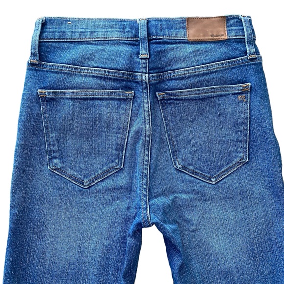 Madewell 10" High Rise Skinny Jean with Asymmetrical raw hem size 25 - Picture 10 of 15